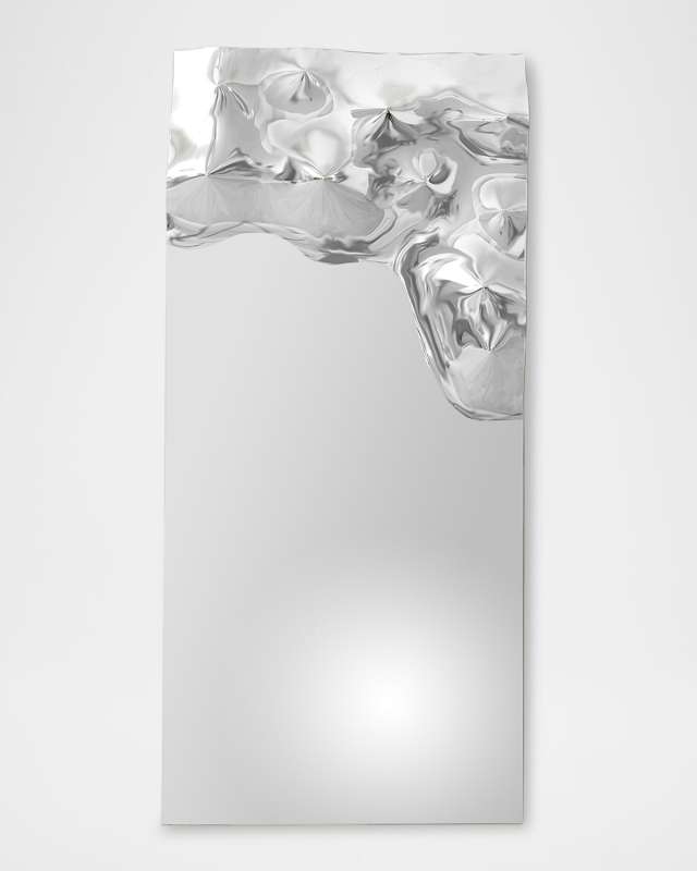Asymmetrical Ripple 72" Wall Mirror - Right